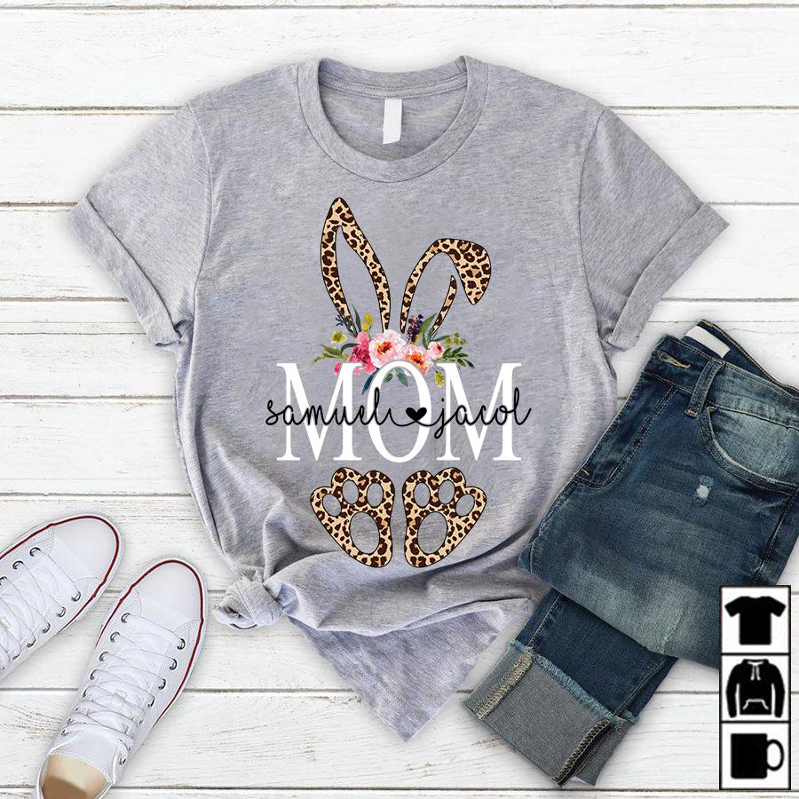 Mom Bunny Art | Personalized T-Shirt