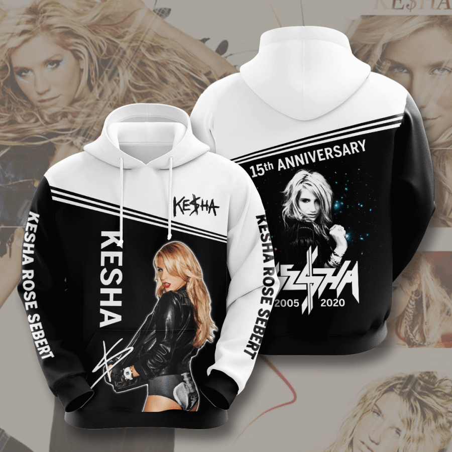 Kesha Rose Sebert 15Th Anniversary 2005 2020 3D Hoodie Sweatshirt