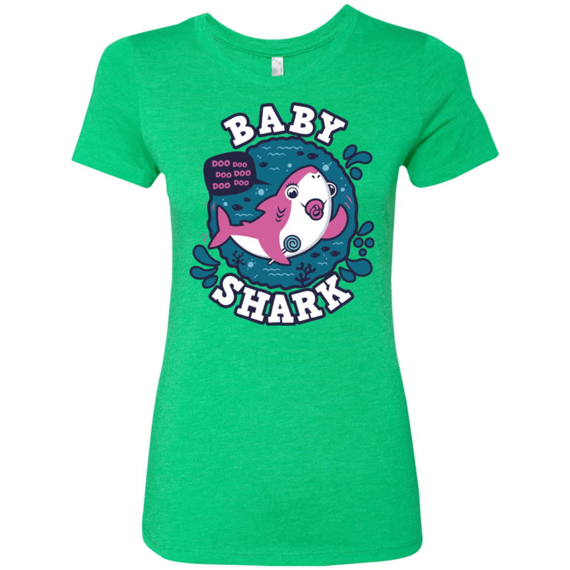 Shark Family Trazo – Baby Girl Chupete Women’S Triblend T-Shirt