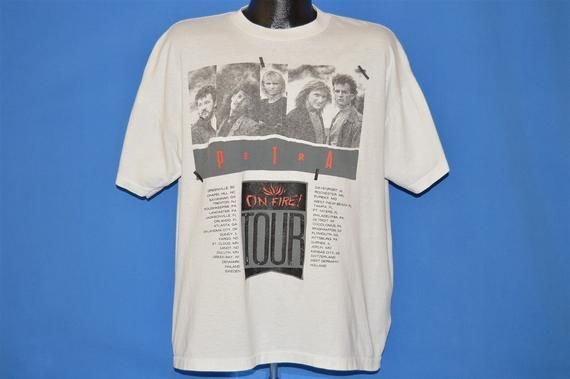 80S Petra On Fire Tour 1988 Shirt