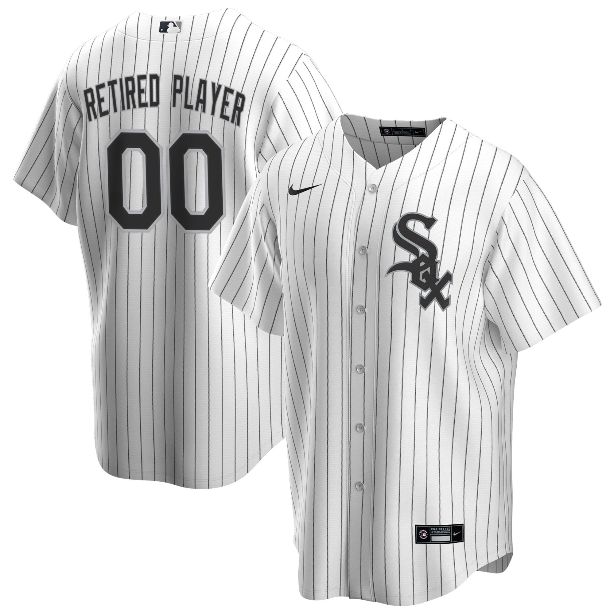 Chicago White Sox Home Pick-a-player Retired Roster Replica Jersey – White Custom Jerseys MLB