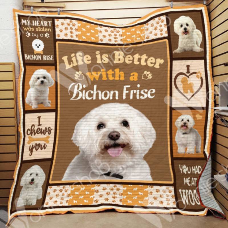 Bichon Frise Dog Blanket NOV2103 70O50