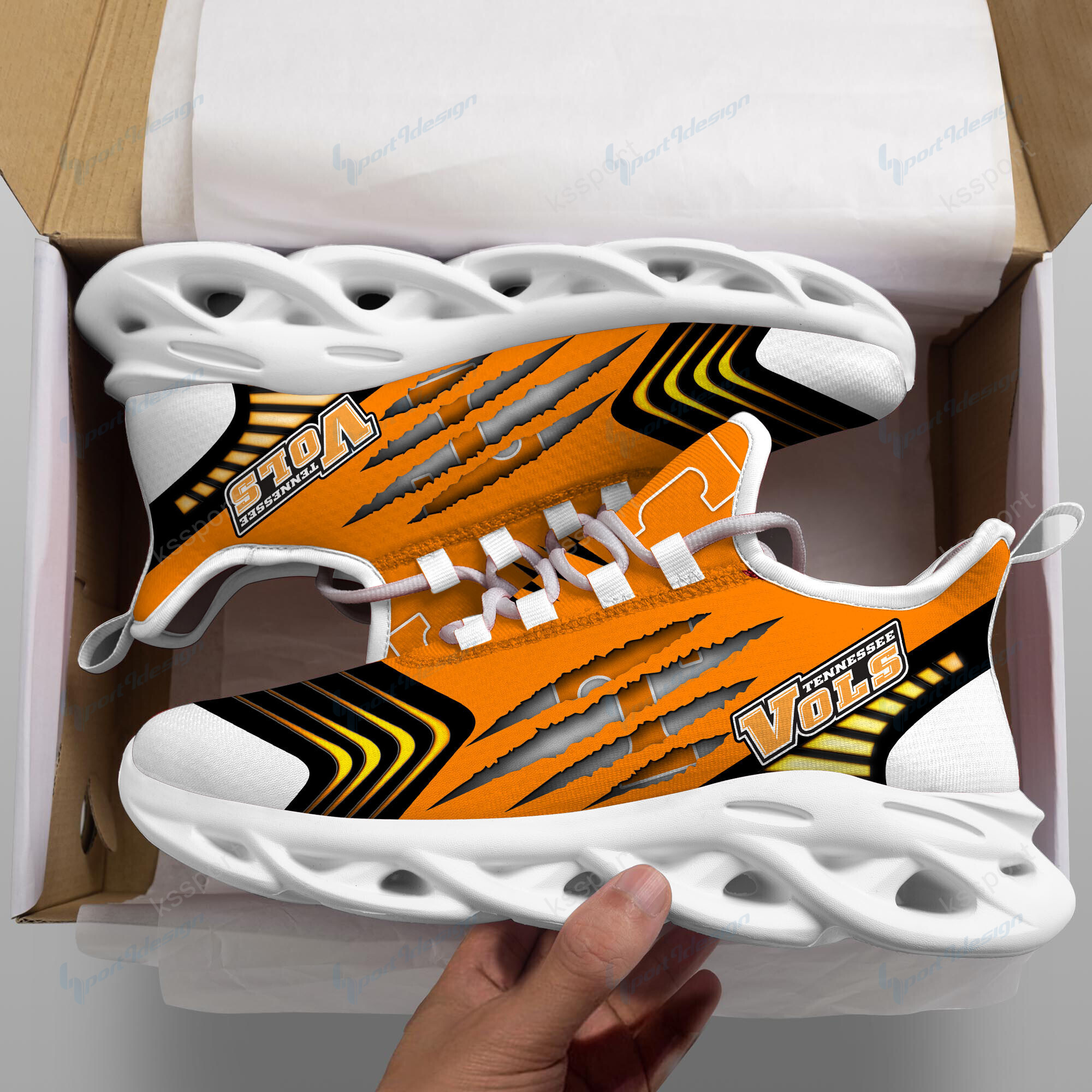 Tennessee Volunteers Yezy Running Sneakers Bb433