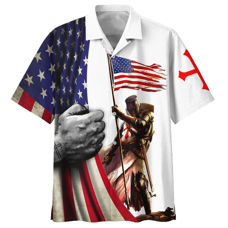 American Flag Hawaiian Shirt Pre13685