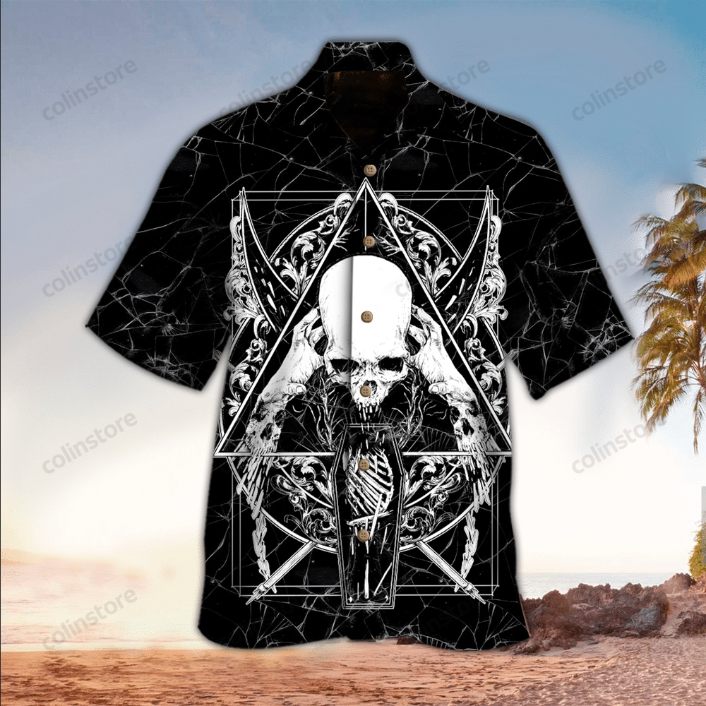 Skull Hawaii Shirt For Aloha Ha55236