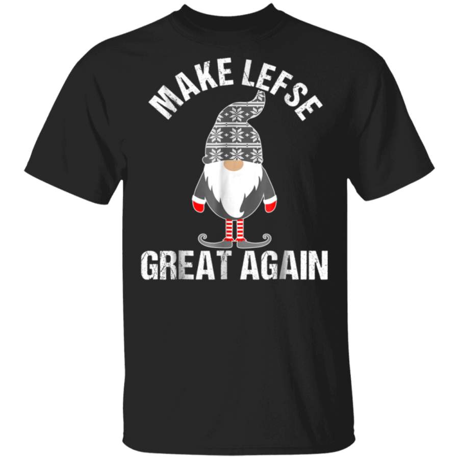 Funny Lefse Shirt Make Lefse Great Again Tomte Scandinavian