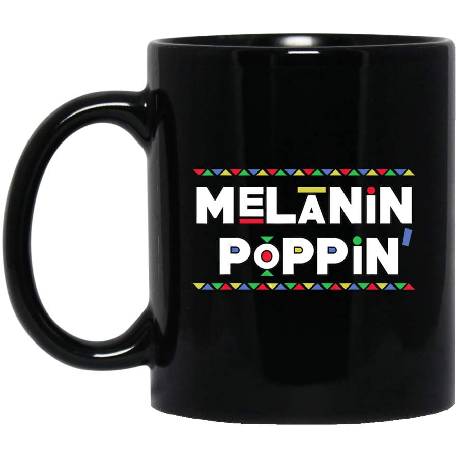 Black Queen Melanin African American Women Coffee Mug