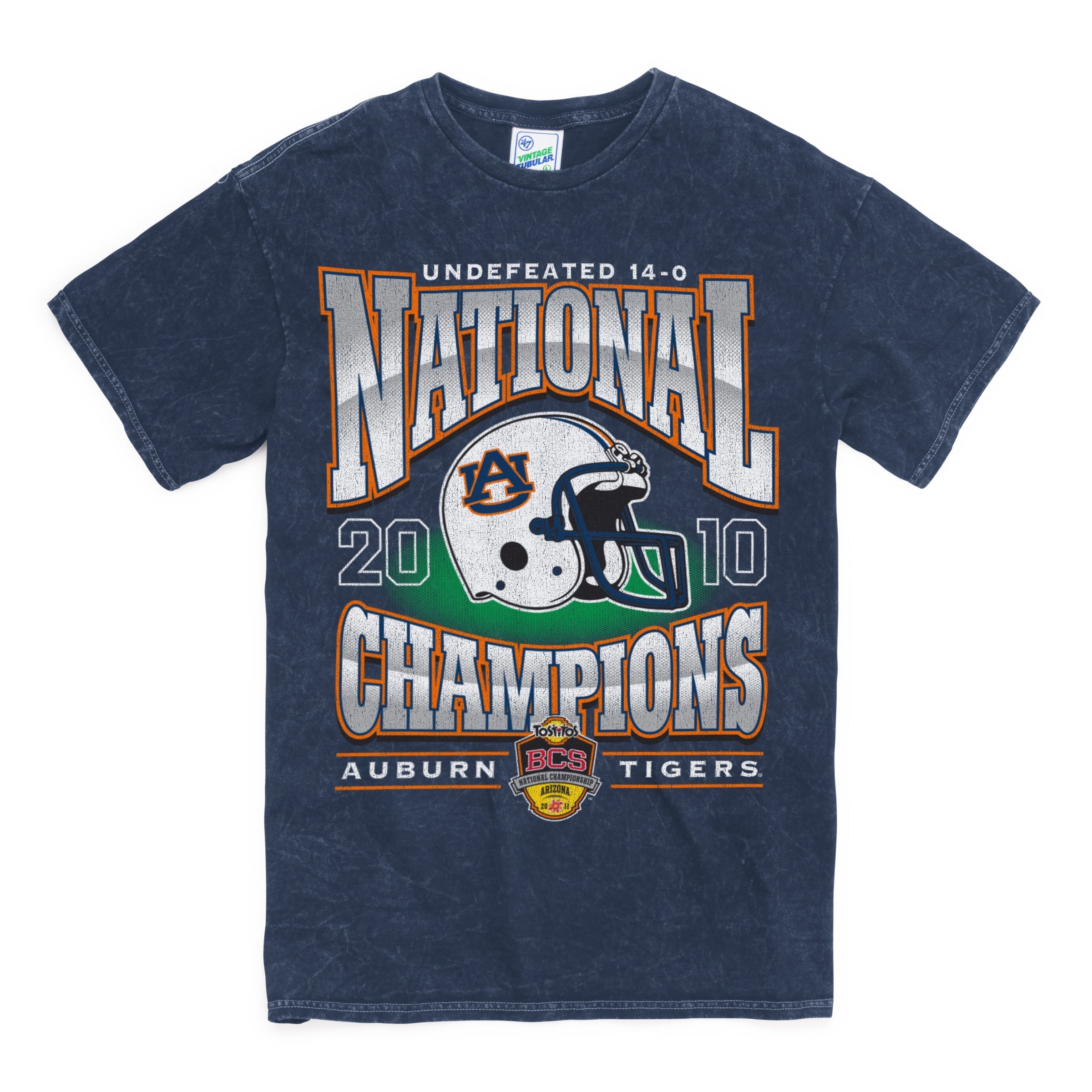 Auburn Tigers 2010 National Champs Rocker  Vintage Tubular Tee/Unisex Tee/3Xl