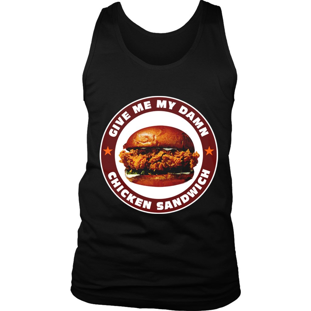 Popeye Give Me My Damn Chicken Sandwich Men’S Tank Top T-Shirt