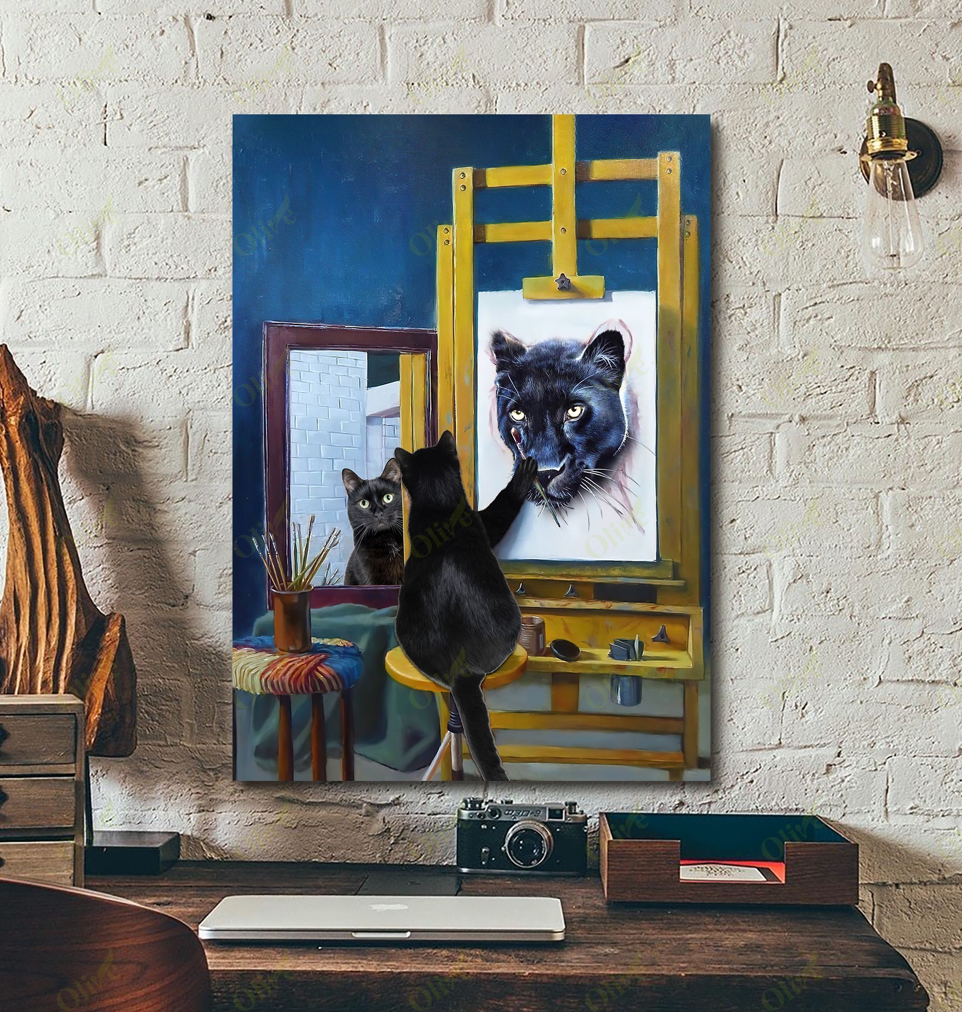 Black Cat – Awesome Artist Canvas Wall Art Home Decor