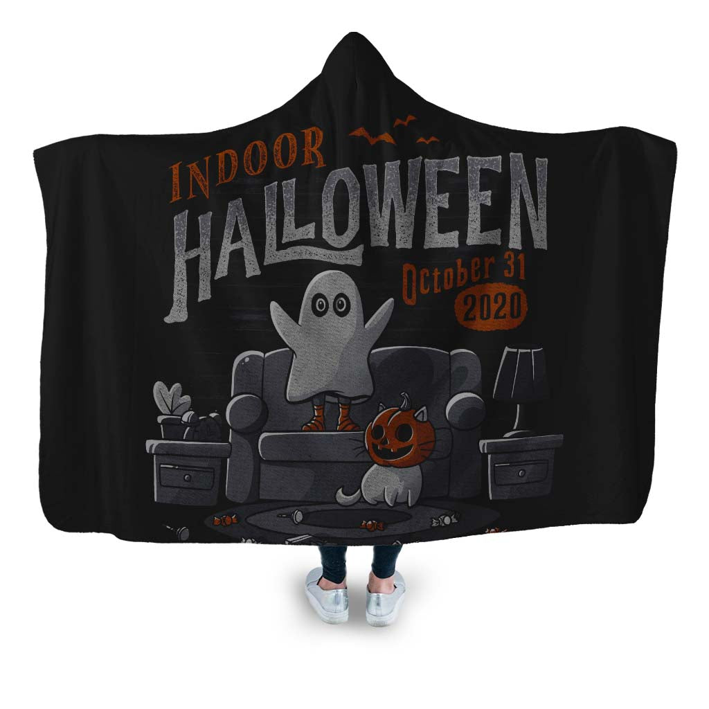 Indoor Halloween Hooded Blanket