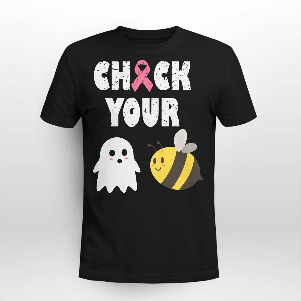 Breast Cancer Awareness Tshirt For Black Woman Shirt Check Your Boo Bees Shirt