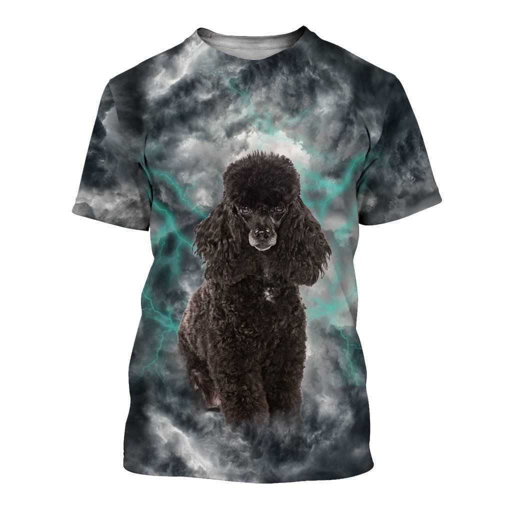 Poodle Storm 3D All Over Printed Shirts