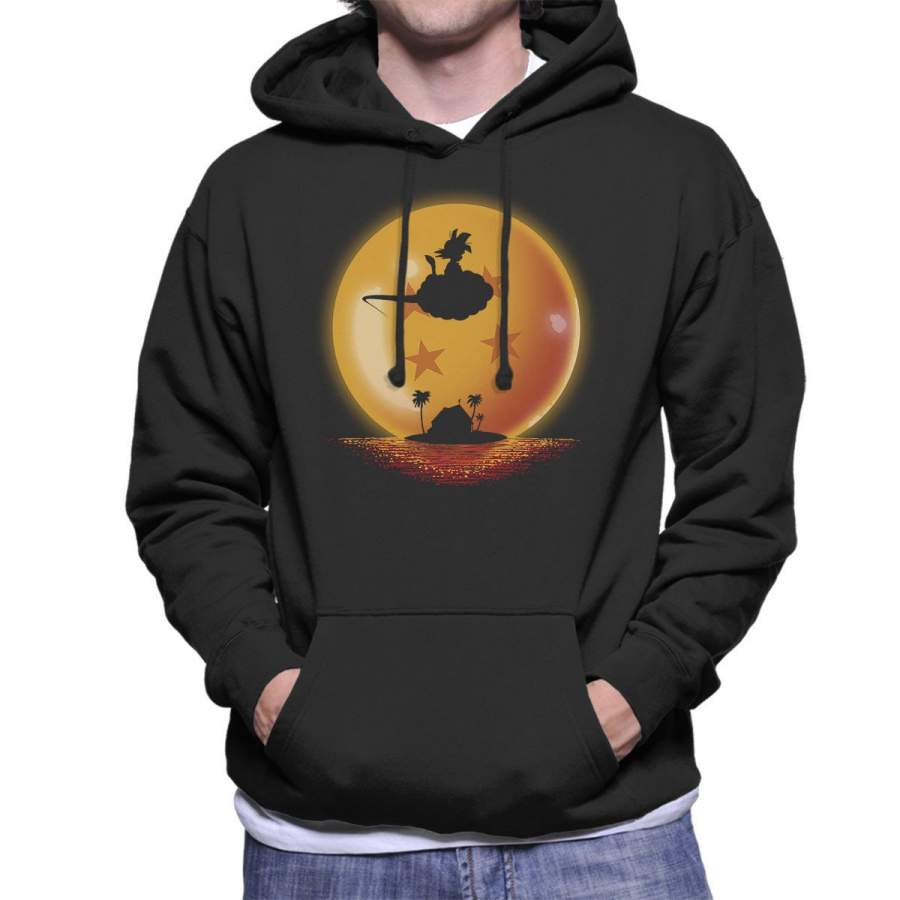 Dragon Ball Goku On Sunset Men’s Hooded Sweatshirt