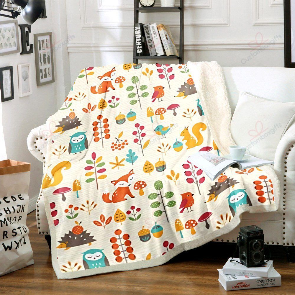 Animal GS-CL-KC1707 Fleece Blanket