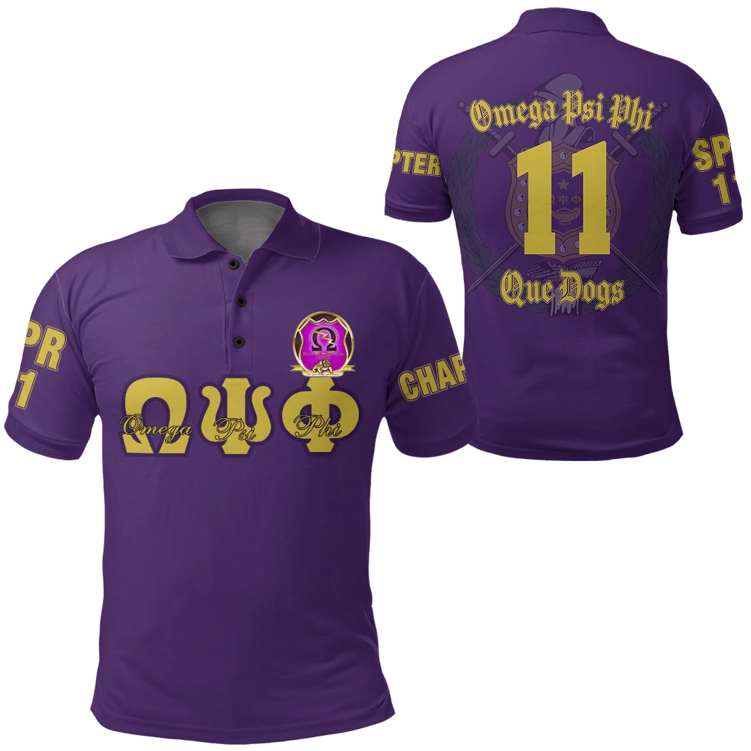 Africa Zone Polo Shirt – Omega Psi Phi – Theta Mu Mu Chapter Polo Shirt A7