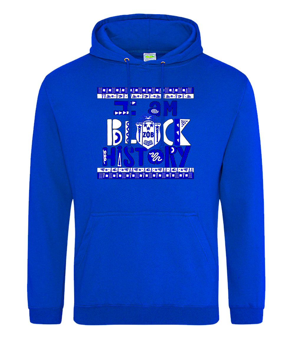 Zeta Phi Beta I Am Black History Hoodie