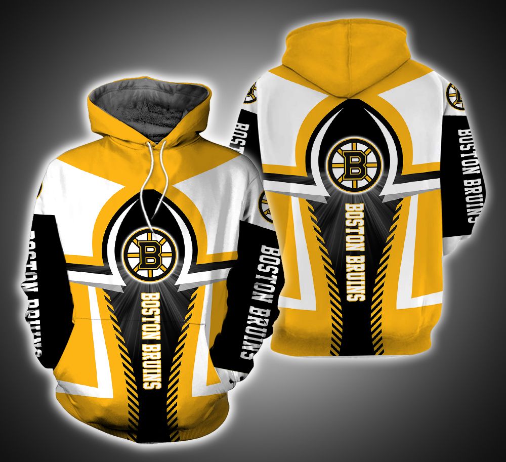 Boston Bruins Ver.12 3D Print Hoodie