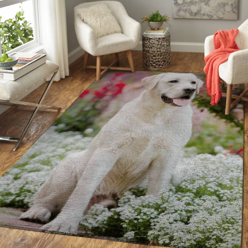 Golden Retriever Dog – Animals Area Rug Carpet