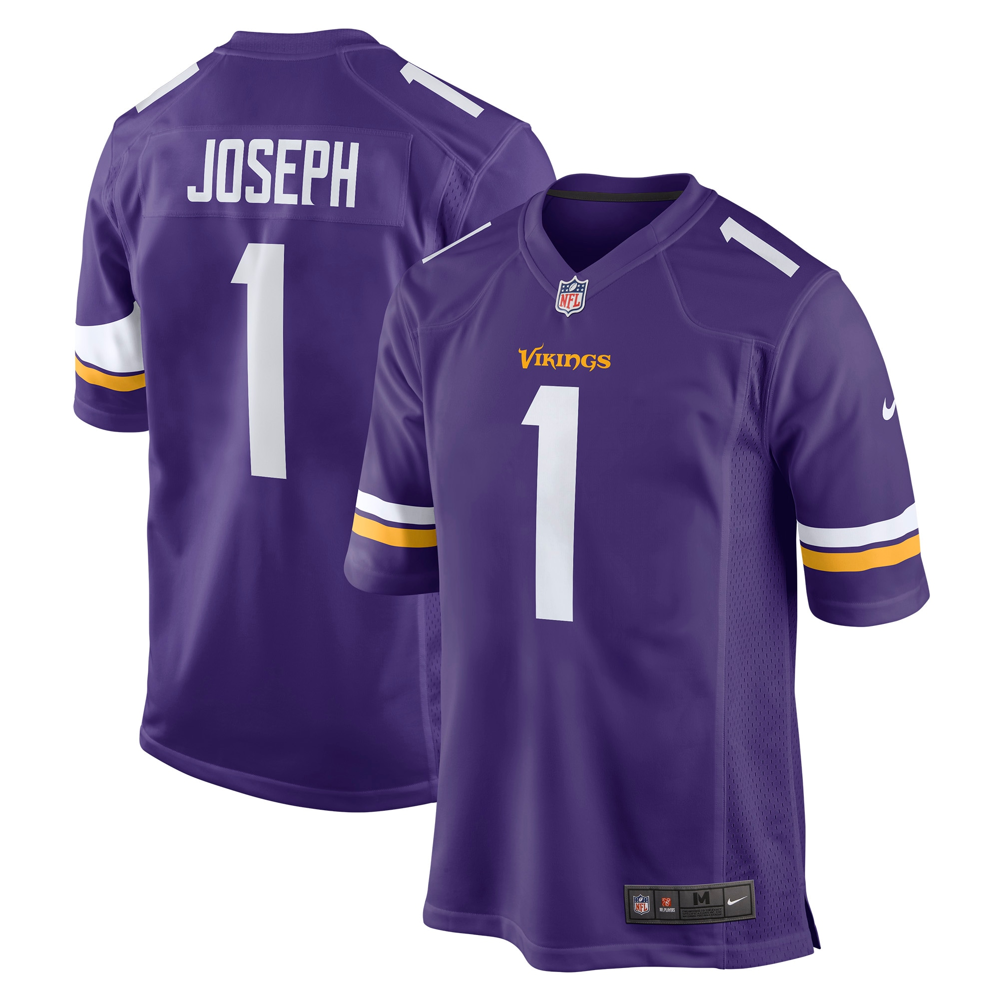 Men’s Minnesota Vikings Greg Joseph Purple Game Jersey