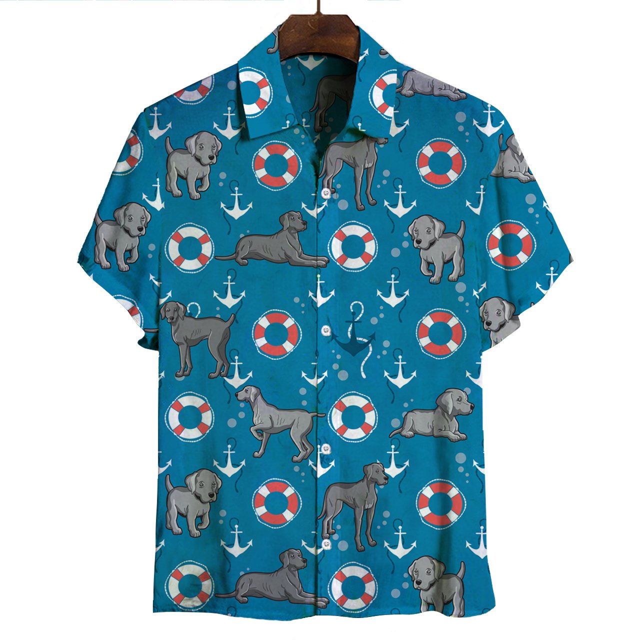 Weimaraner Hawaii Shirt Ha69973