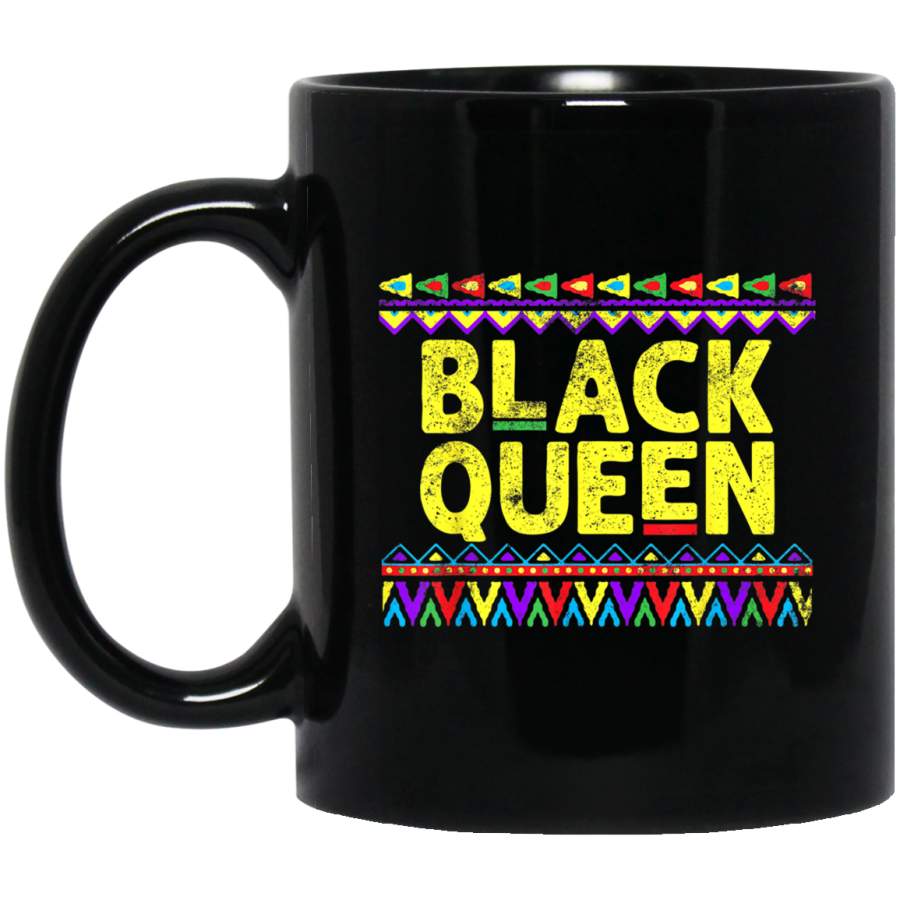 Black Queen Black History Month Mug 11 oz 15 oz Black Mug