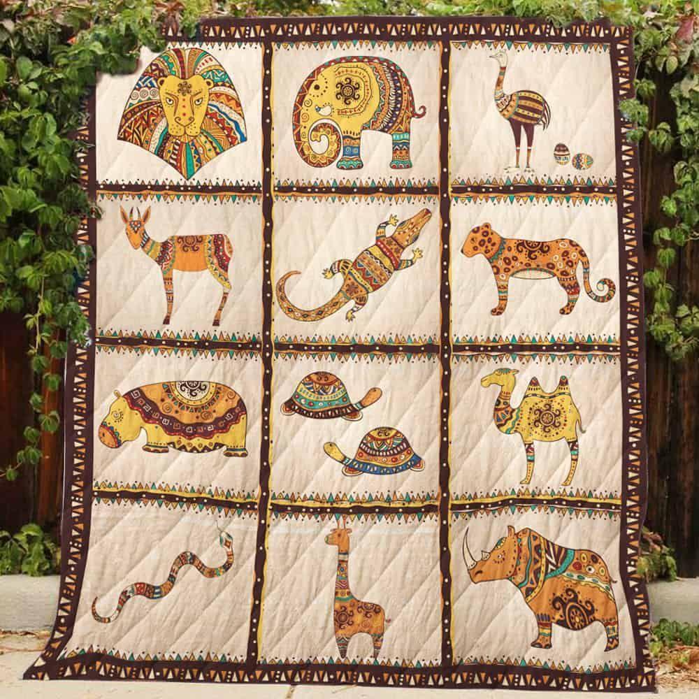 African Animals Jfj Quilt Aw