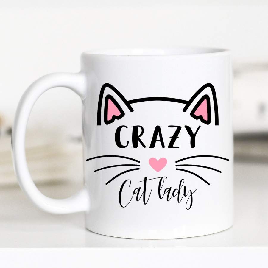 Cat Lady, Crazy Cat Lady, Crazy Cat Lady Mug, CM