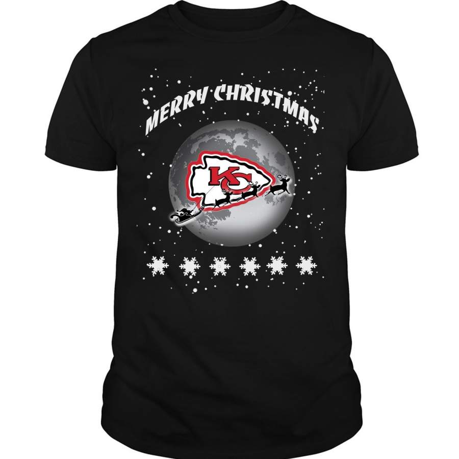 Merry Christmas T Shirt, Kansas City Chiefs T Shirt