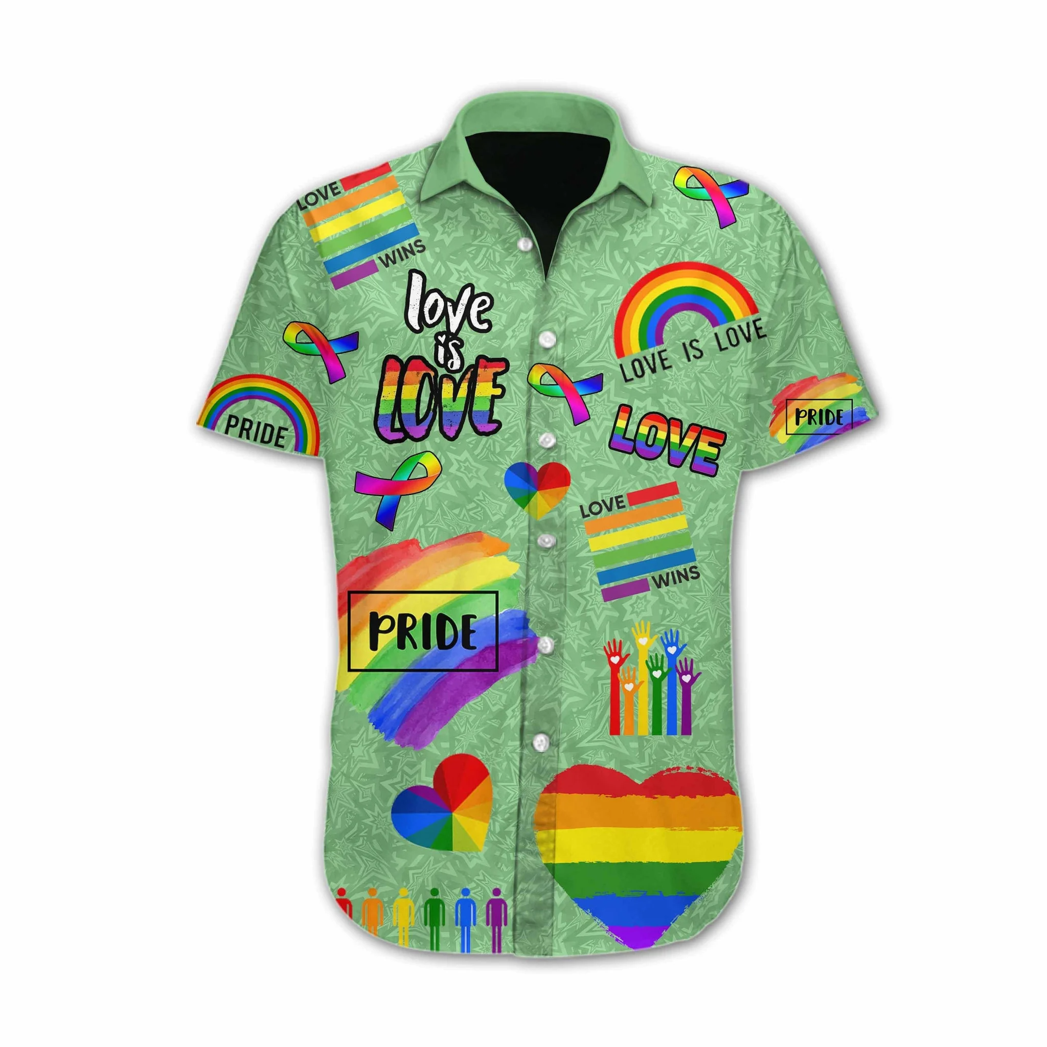 Ally T Lgbt Love Is Pride Design Hawaii Shirt Support Month Ha99346