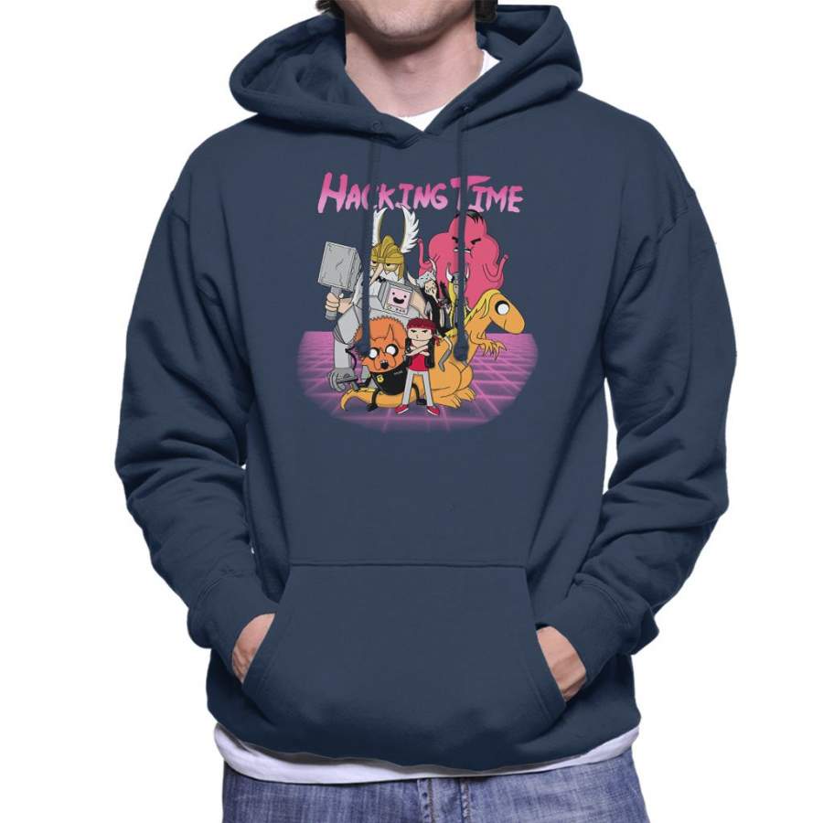 Adventure Time Kung Fury Mix Men’s Hooded Sweatshirt