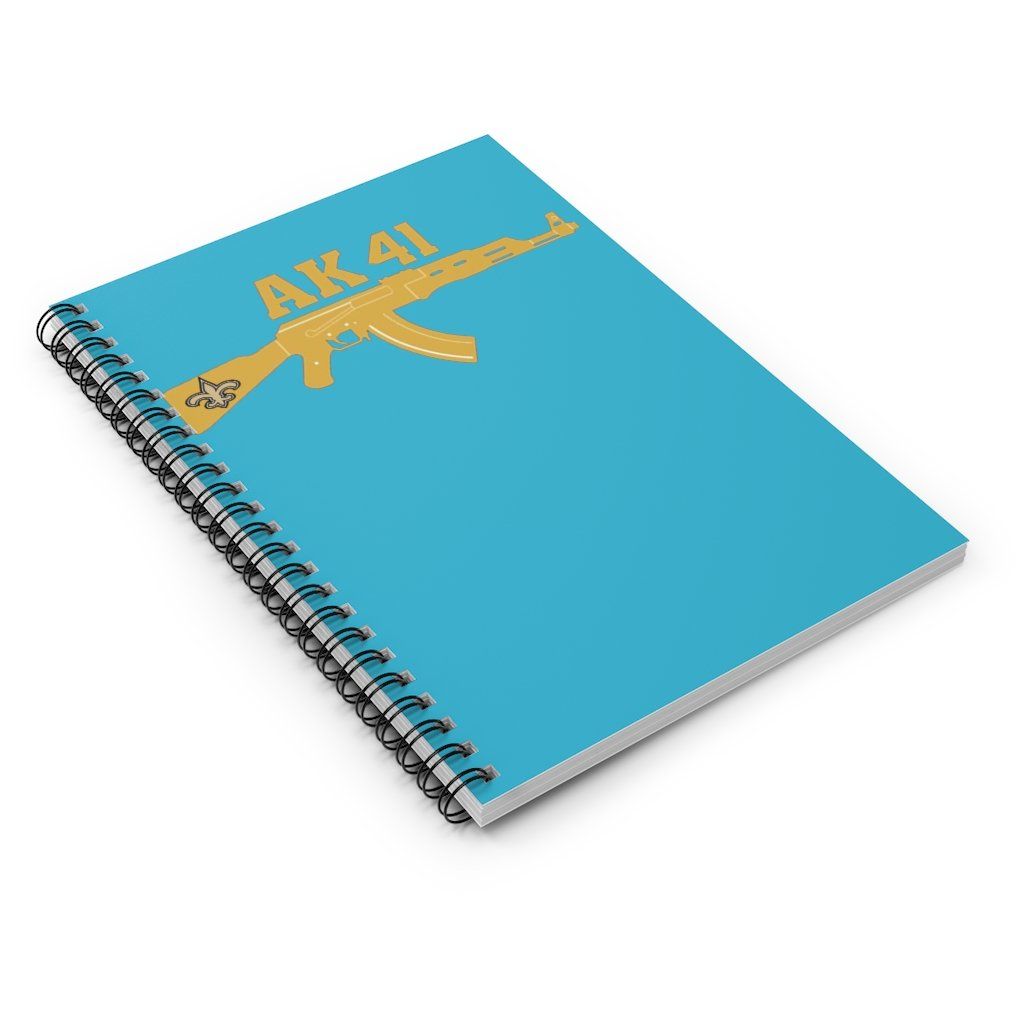 Order Alvin Kamara AK41 t shirt New Orleans Saints Spiral Notebook – Ruled Line