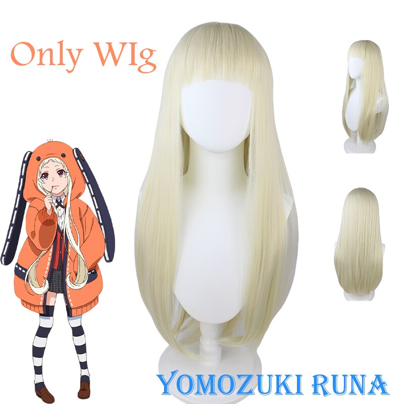 Adult Kids Carnival Kakegurui Jabami Yumeko Yomoduki Runa Cosplay Costume Uniform Wig Anime Halloween Costumes Children Anime alx