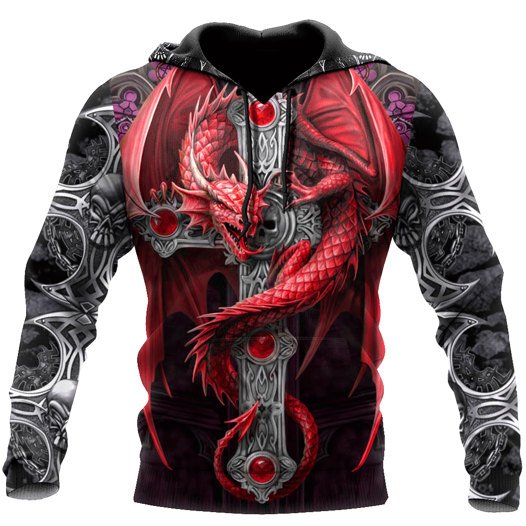 Dungeons And Dragons Red Tattoo Winter Shirts - TattoosCafe