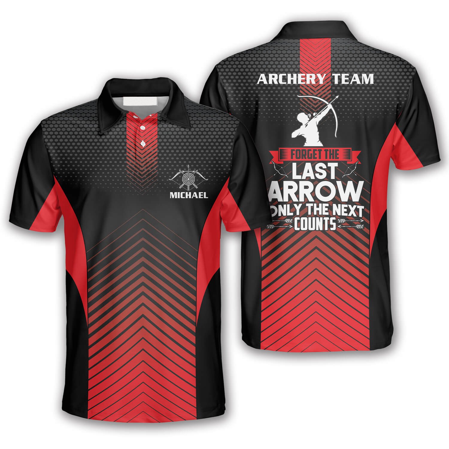 Archery Red Last Arrows Custom Archery Shirts For Men, Idea Gift For Team Archery