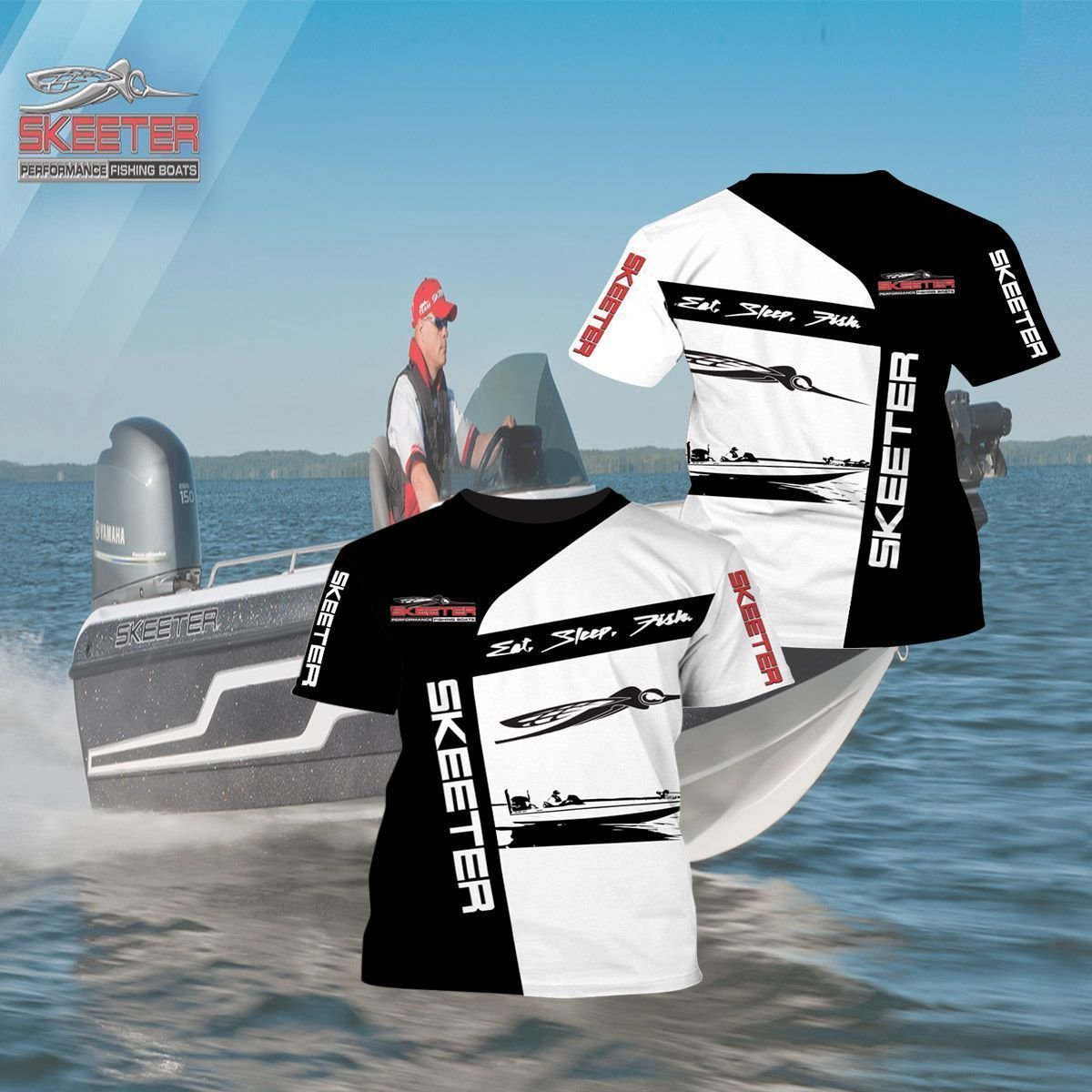 3D All Over Skeeter Boats Shirts Ver 2 – Slamandgo