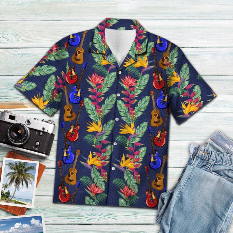 Tropical Guitar H4818 – Hawaiian Shirt