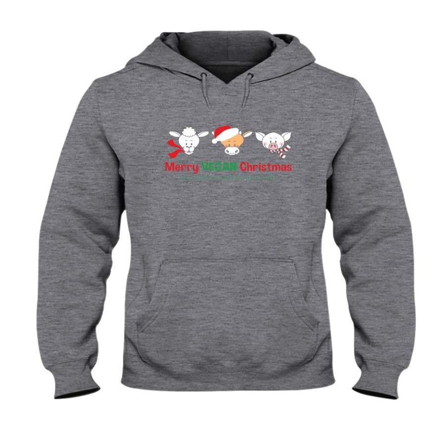 Vegan   Merry Vegan Christmas Hoodie