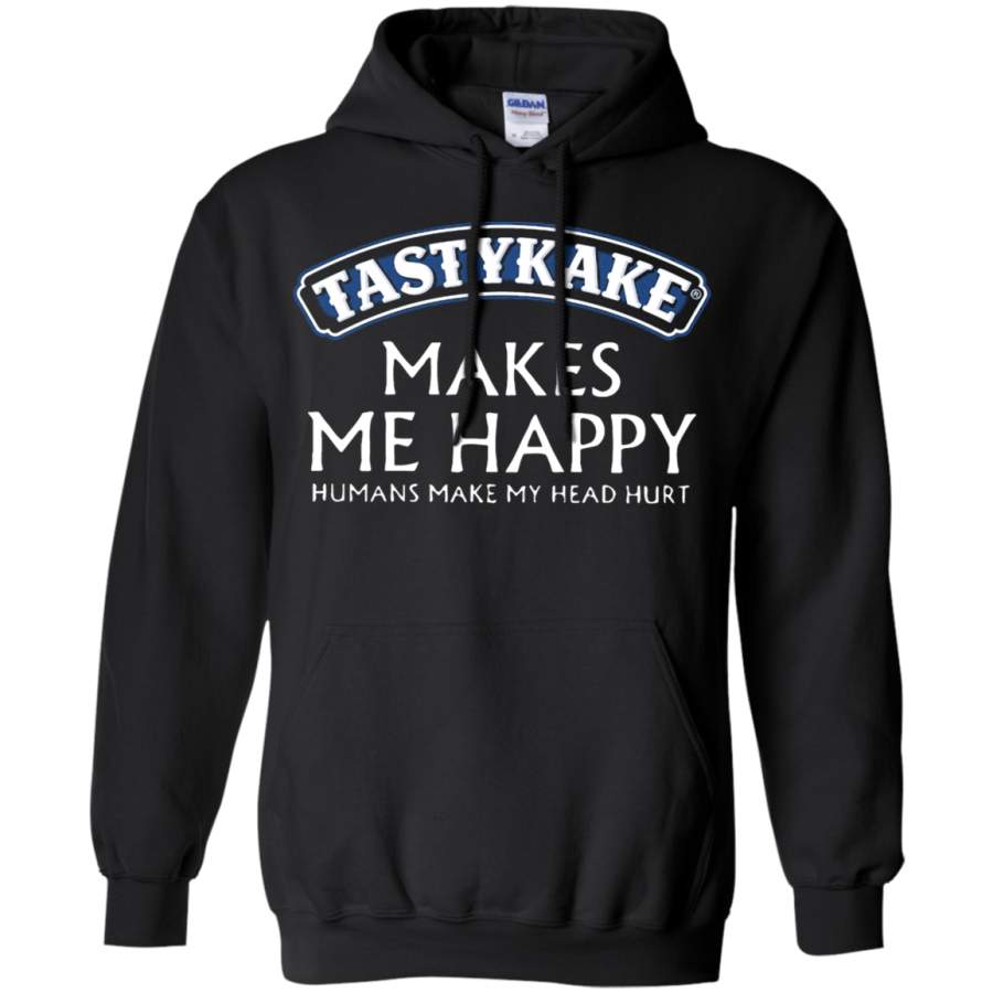 AGR Tastykake Makes Me Happy Humans Make My Head Hurt Hoodie