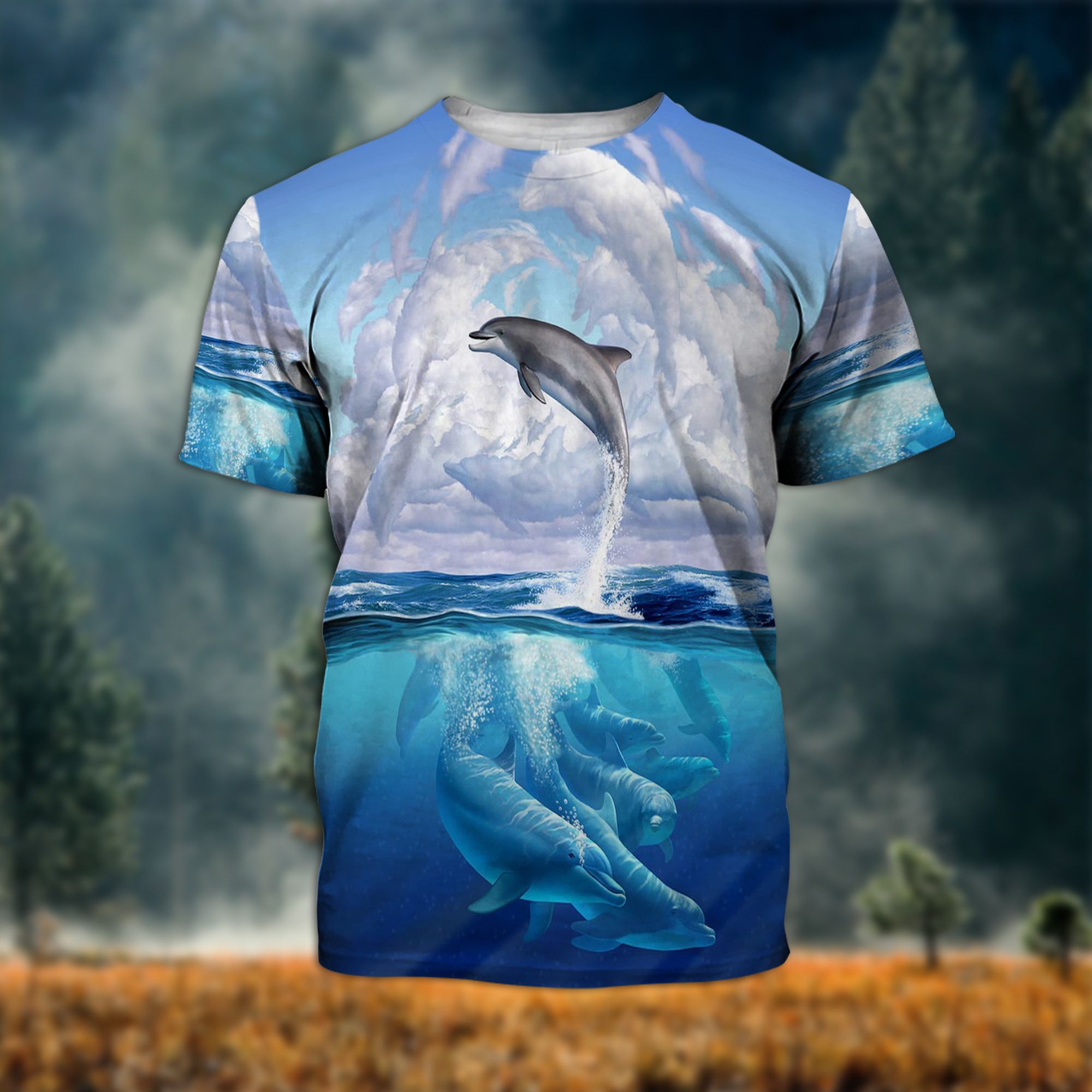 Dolphin Ver02 Tthj220721Lttlj Unisex 3D T-Shirt All Over Print