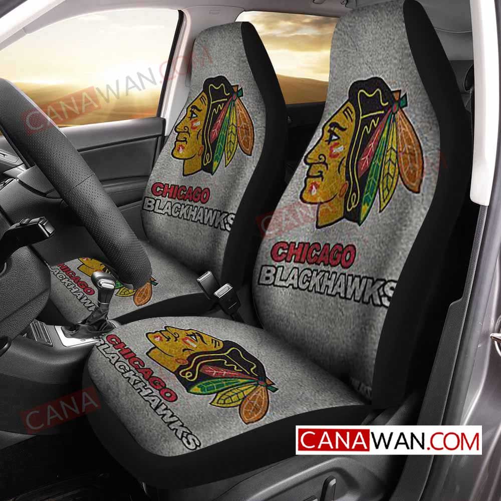 Chicago Blackhawks Style079 3D Customized Personalized Car Seat Cover