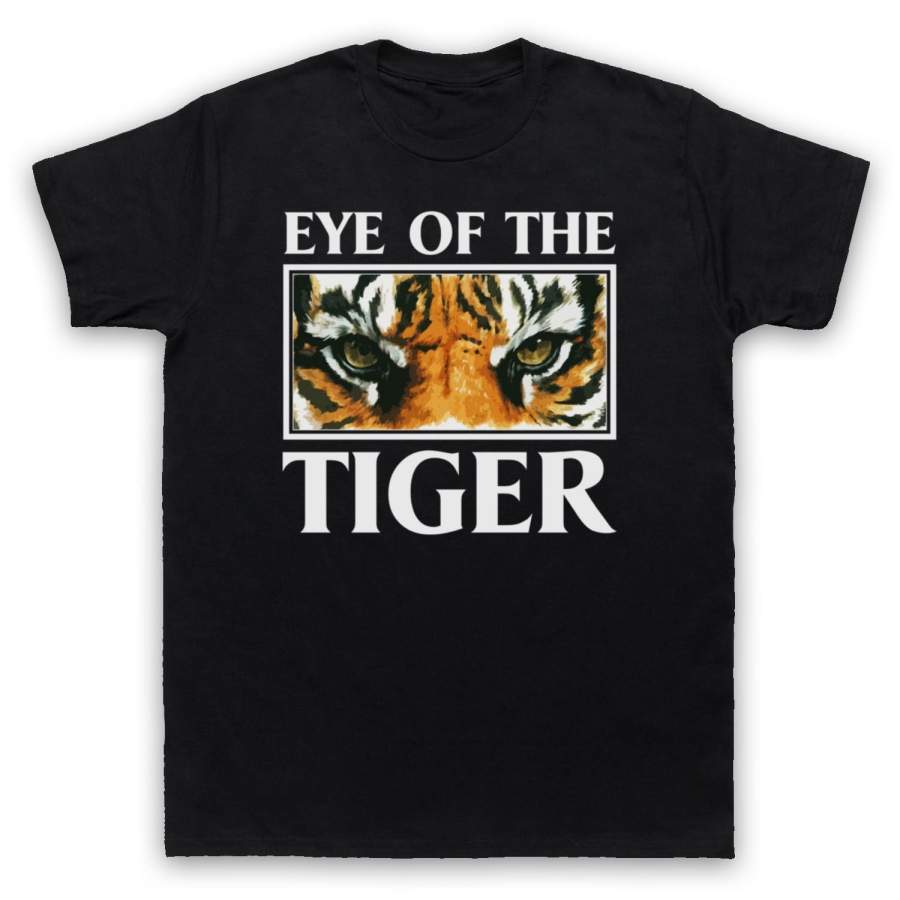 Eye Of The Tiger Mens Casual Cotton Loose T-Shirt