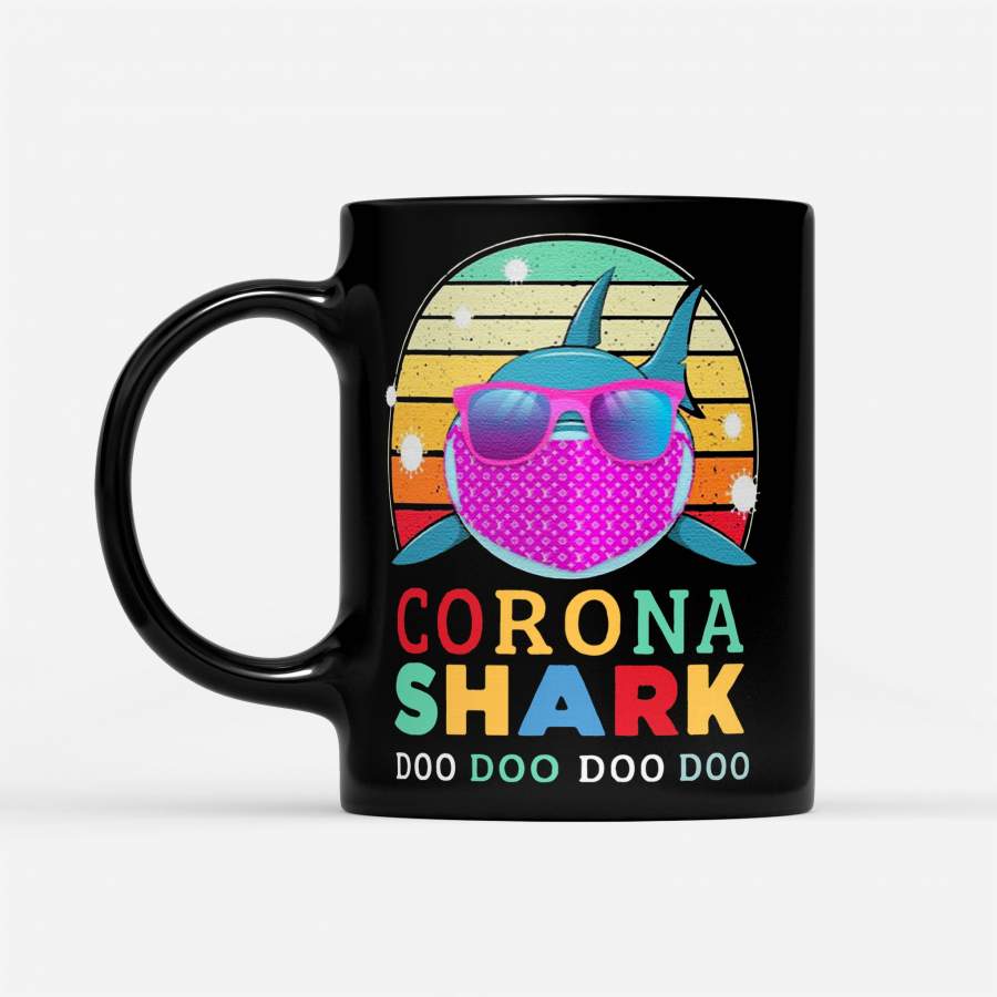 Corona Shark Doo Doo Doo Vintage – Black Mug