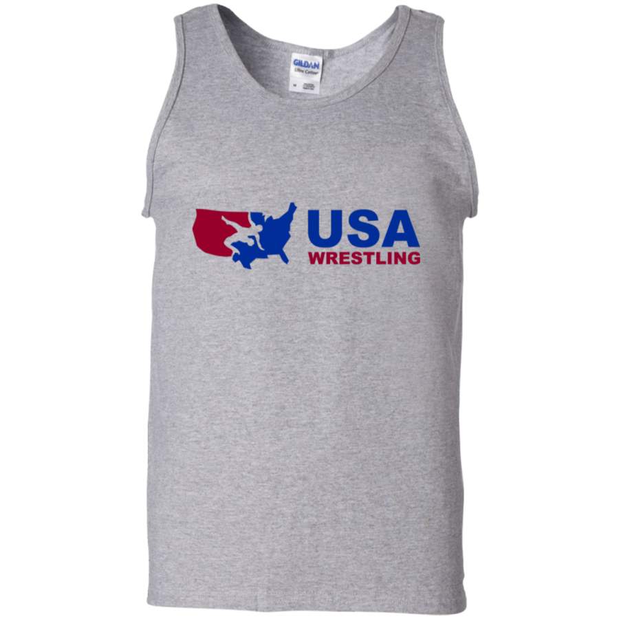 USA WRESTLING Mens Tank Top T-Shirt