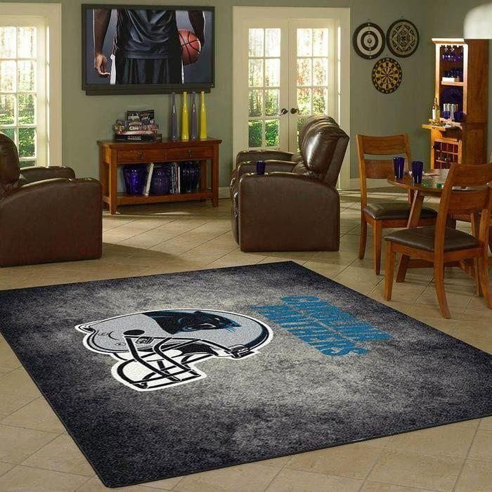 Carolina Panthers rug, Football rug Floor Decor The US Decor