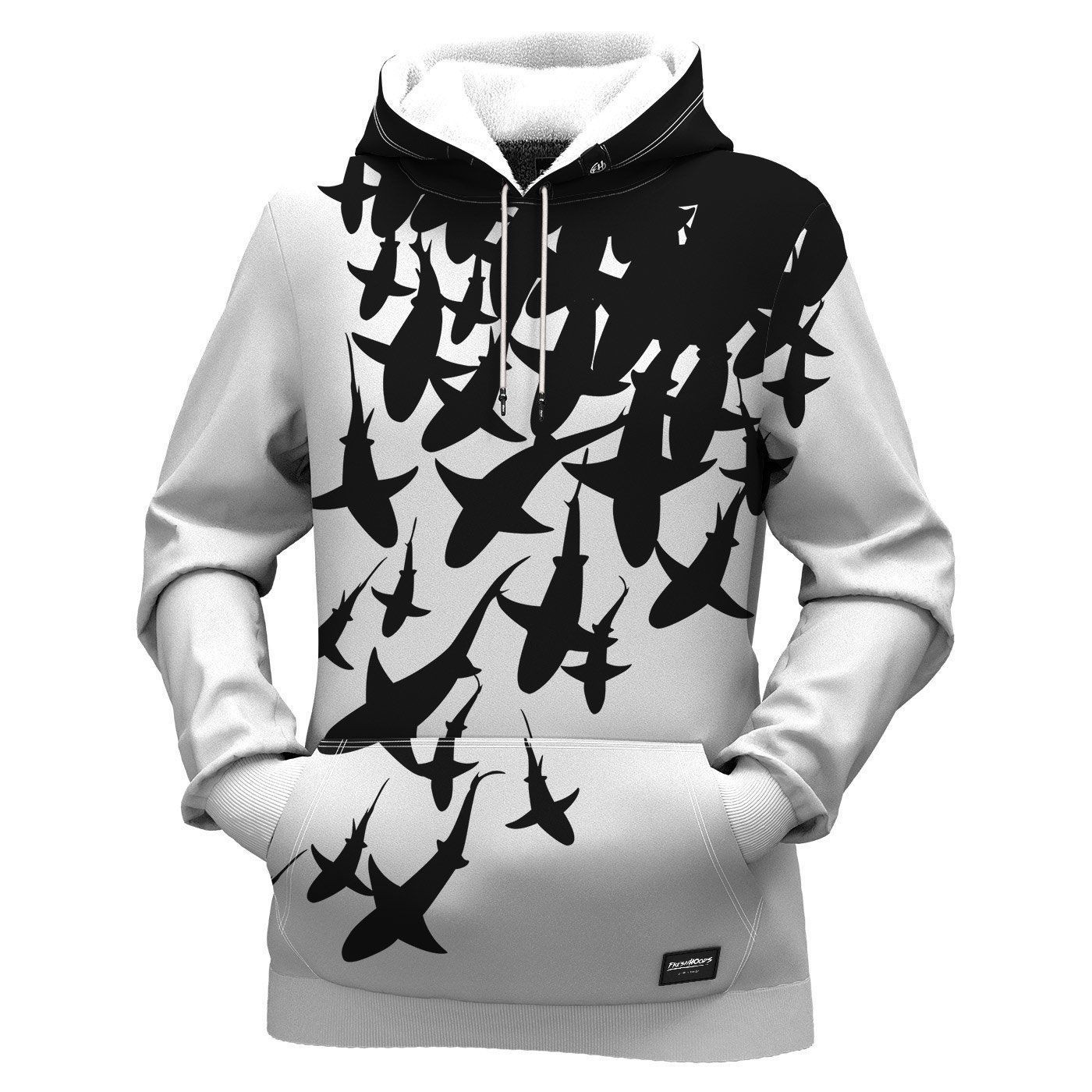 Swarm Of Sharks Women Hoodie Bt09