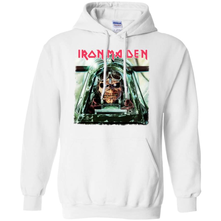 1171 Iron Maiden ACES High Gunner Maiden England 2014 Official Tour T-shirt Pullover Hoodie