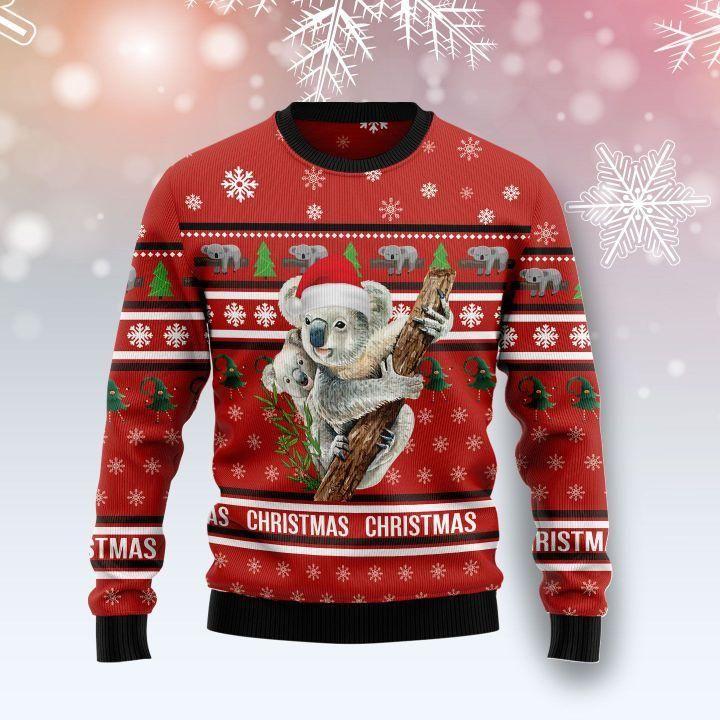 Merry Christmas Koala Ugly Christmas Sweater | For Men & Women | Adult | Us6011