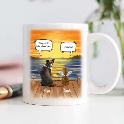 Personalized Mug – Dogs/Cats/Rabbits Conversation – Choose Up To 4 Pets/Dogs/Cats/Rabbits – Furlidays