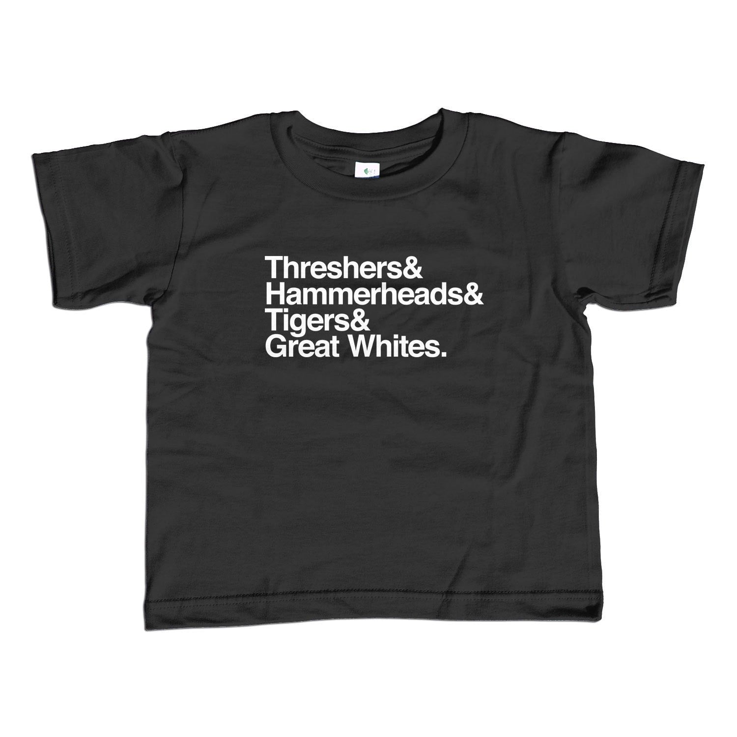 Boy’S Threshers And Hammerheads And Tigers And Great Whites Shark T-Shirt